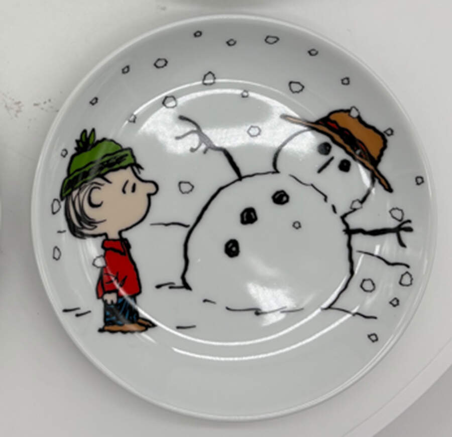 Peanuts Christmas Appetizer Plate by Zrike-1