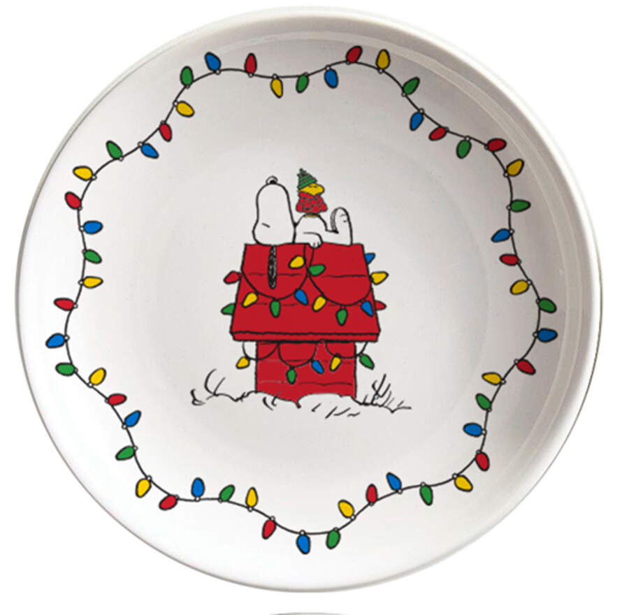 Peanuts Christmas Appetizer Plate by Zrike-1