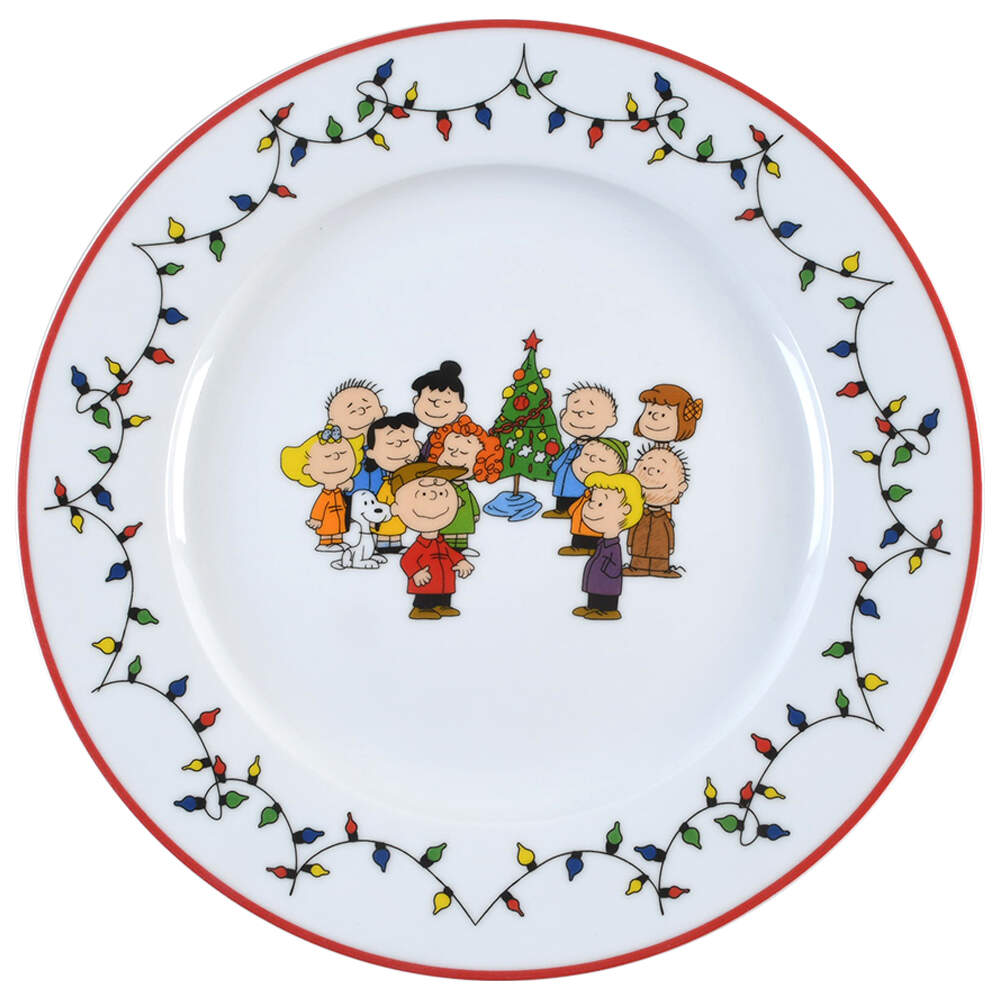 Peanuts Christmas Dinner Plate by Zrike-1