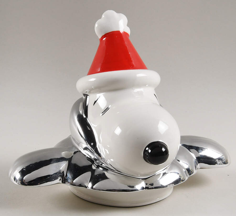 Peanuts Christmas Lid for Figural Cookie Jar by Zrike-1
