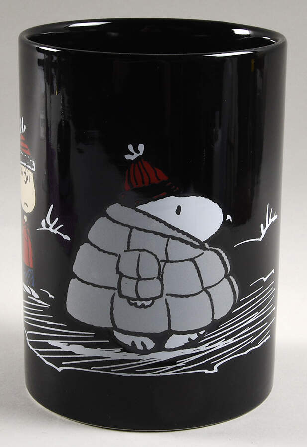 Peanuts Christmas Large Canister No Lid by Zrike-1
