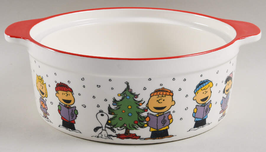 Peanuts Christmas Cheese Baker (Brie) No Lid by Zrike-1