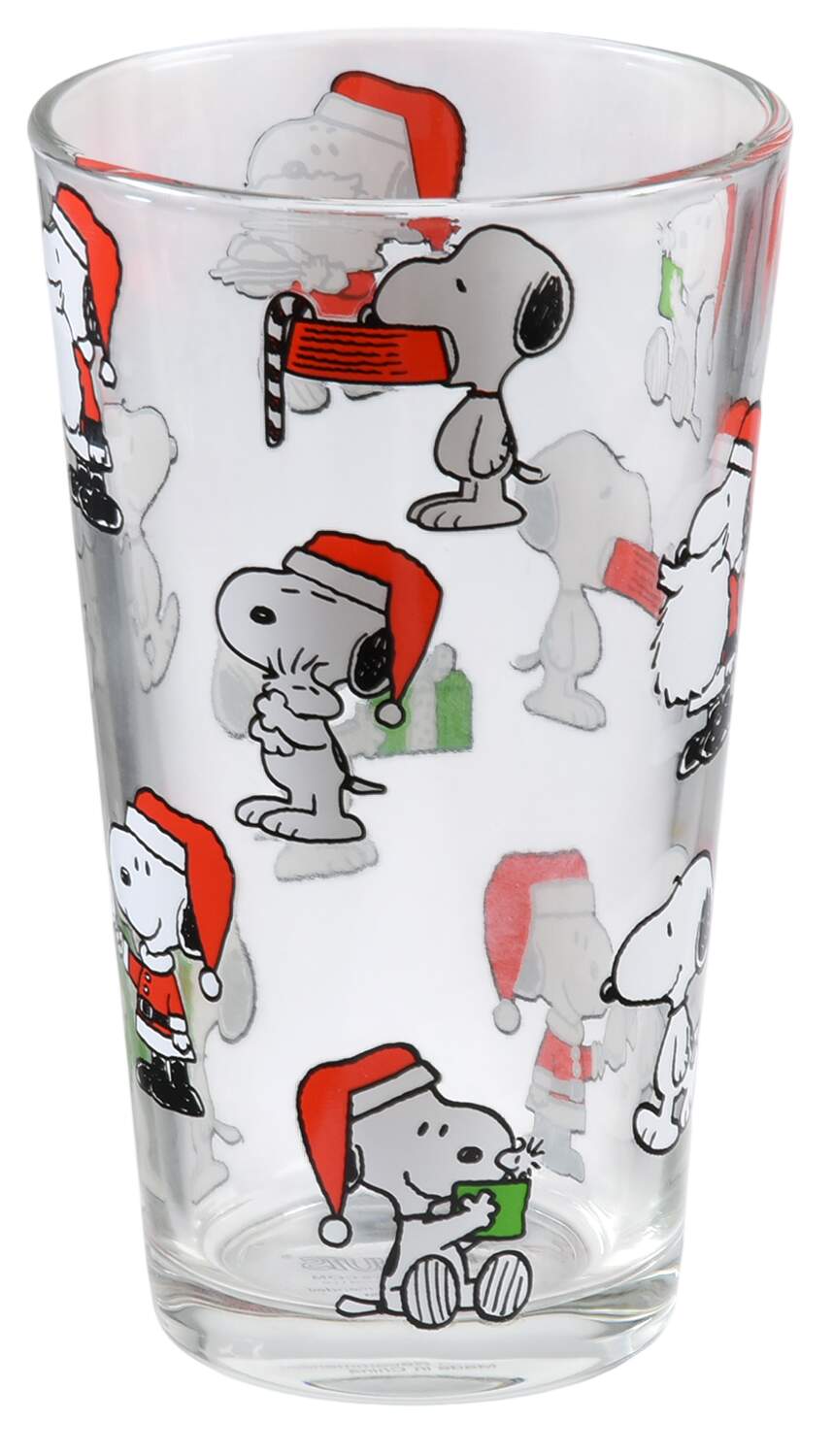 Peanuts Christmas Tumbler Glassware by Zrike-1