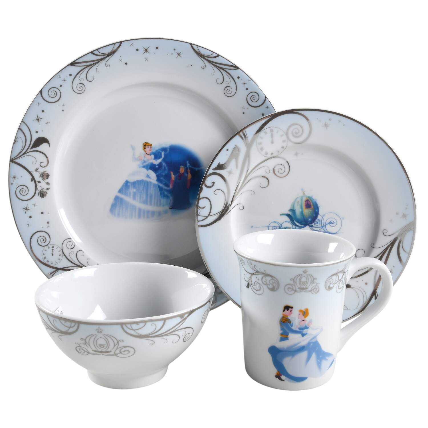 Cinderella 4 Piece Place Setting by Zrike-1