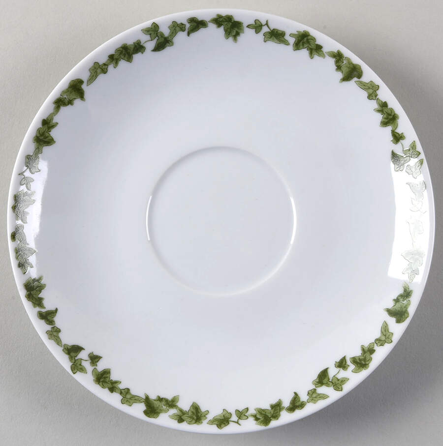 Peter Rabbit Green Toile Saucer by Zrike-1