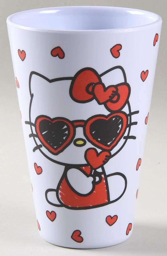 Hello Kitty Melamine Tall Tumbler by Zrike-1