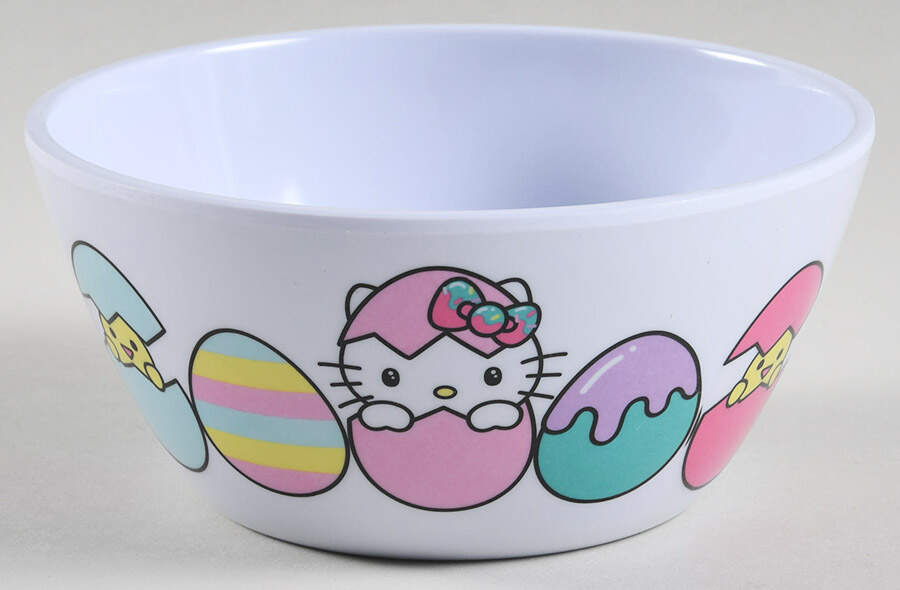 Hello Kitty Melamine Soup/Cereal Bowl by Zrike-1