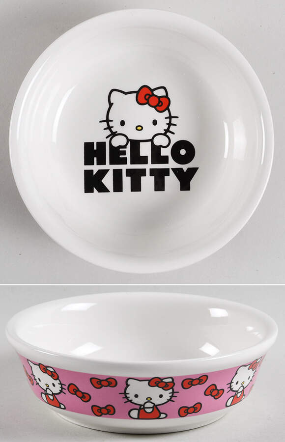 Hello Kitty Pet Bowl by Zrike-1