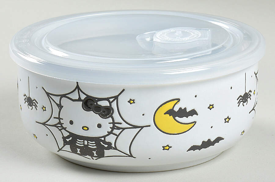 Hello Kitty 32 Oz Round Plastic Microwave Bowl w/Vent Lid by Zrike-1