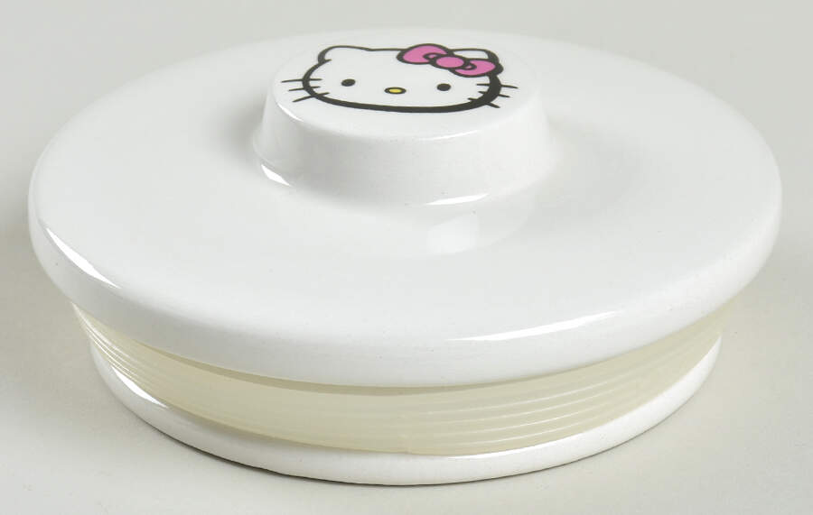 Hello Kitty Lid for Medium Canister by Zrike-1