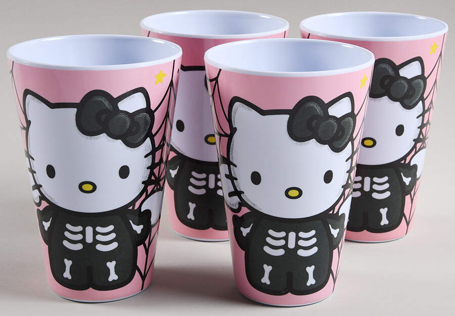 Hello Kitty Tall Melamine Tumbler - Set of 4 by Zrike-1