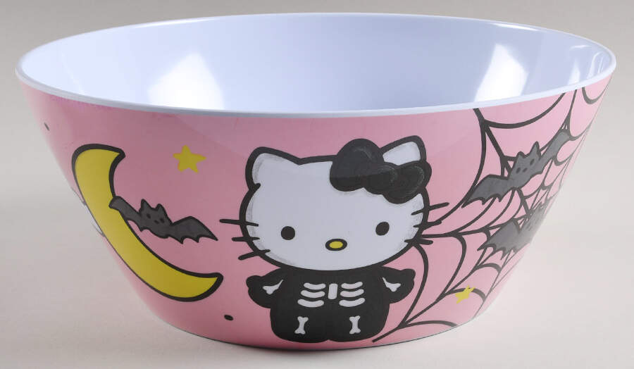 Hello Kitty Medium Melamine Round Serving Bowl by Zrike-1