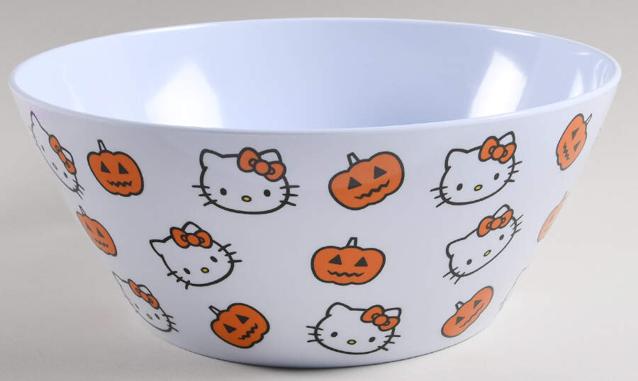 Hello Kitty Melamine Salad Serving Bowl by Zrike-1