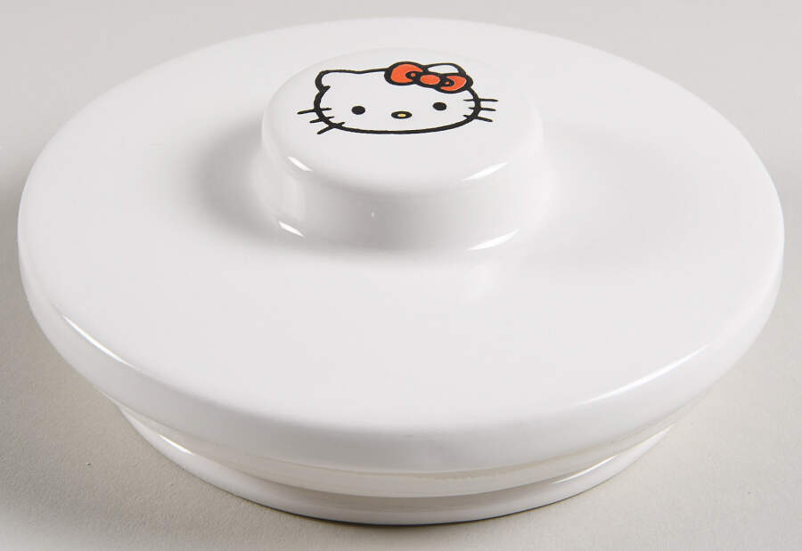 Hello Kitty Lid for Medium Canister by Zrike-1