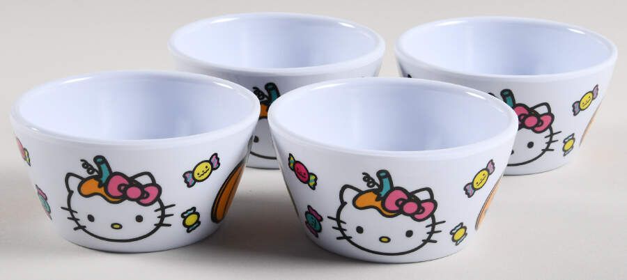 Hello Kitty All Purpose Melamine Bowl - Set of 4 by Zrike-1