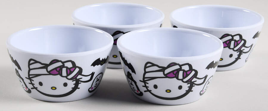 Hello Kitty All Purpose Melamine Bowl - Set of 4 by Zrike-1
