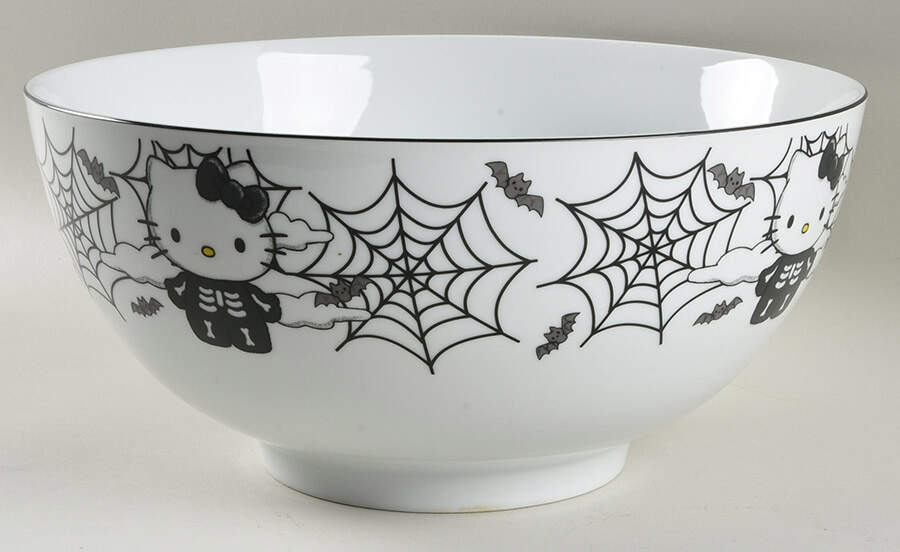 Hello Kitty 11" Large Salad Serving Bowl by Zrike-1