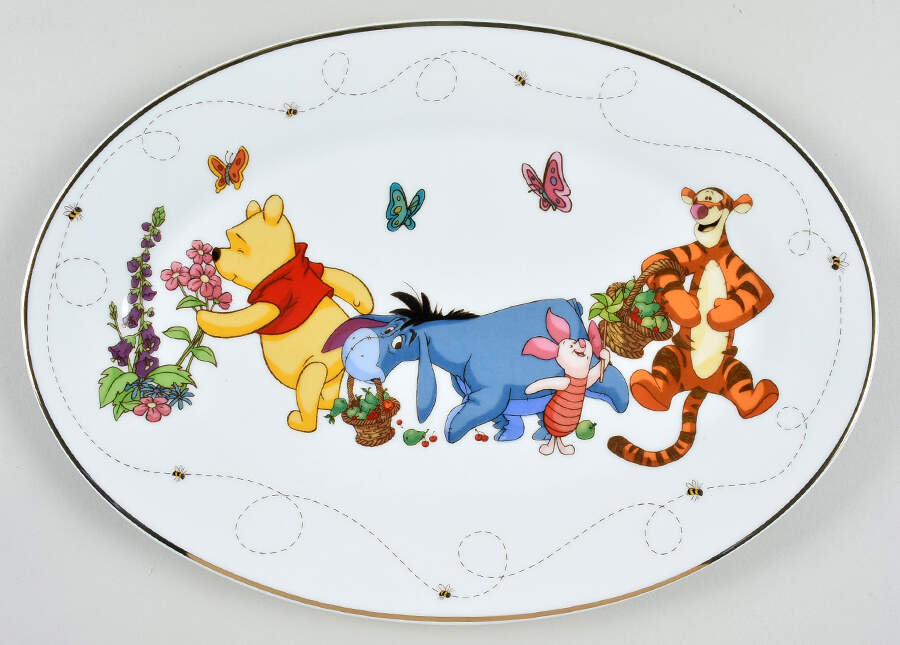Winnie the Pooh Spring Days 13" Oval Serving Platter by Zrike-1