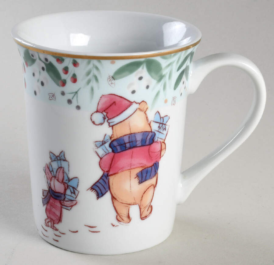 Winnie the Pooh Christmas Footprints Mug by Zrike-1