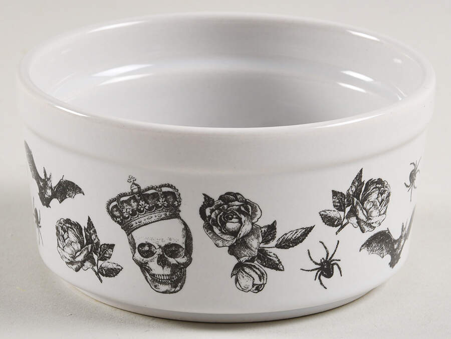 Bats and Spiders Ramekin by Zrike-1