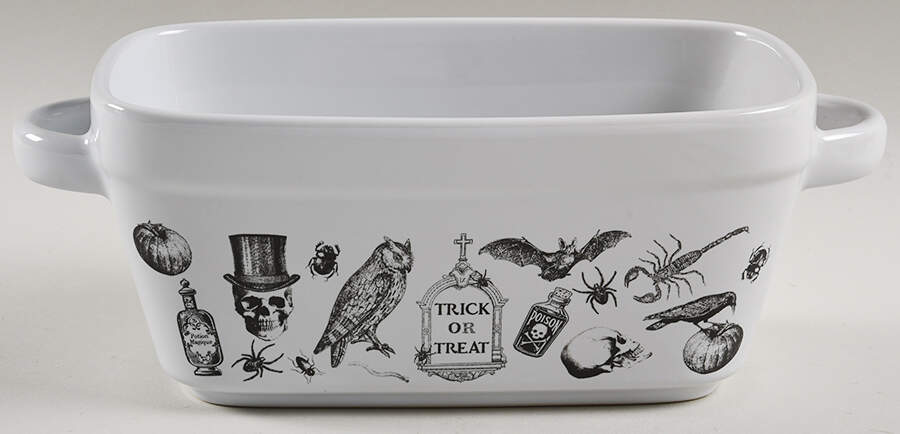 Bats and Spiders Loaf Pan by Zrike-1