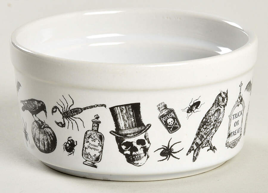 Bats and Spiders Ramekin by Zrike-1