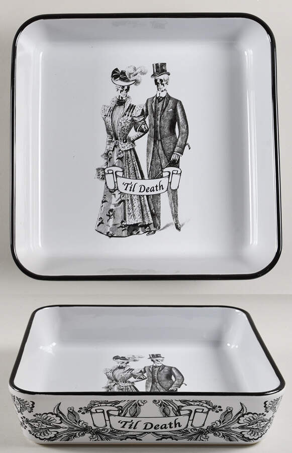 Till Death 8" Square Baker by Zrike-1