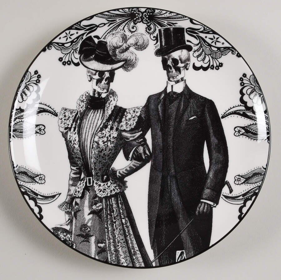 Till Death Salad Plate by Zrike-1