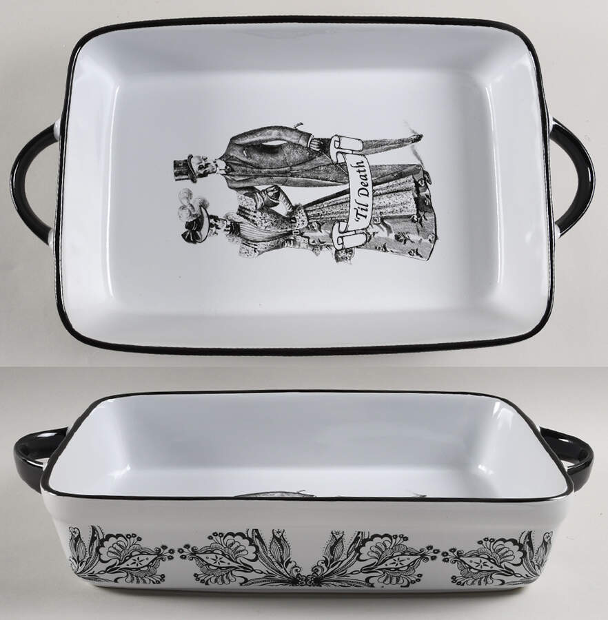 Till Death 12" Rectangular Baker by Zrike-1