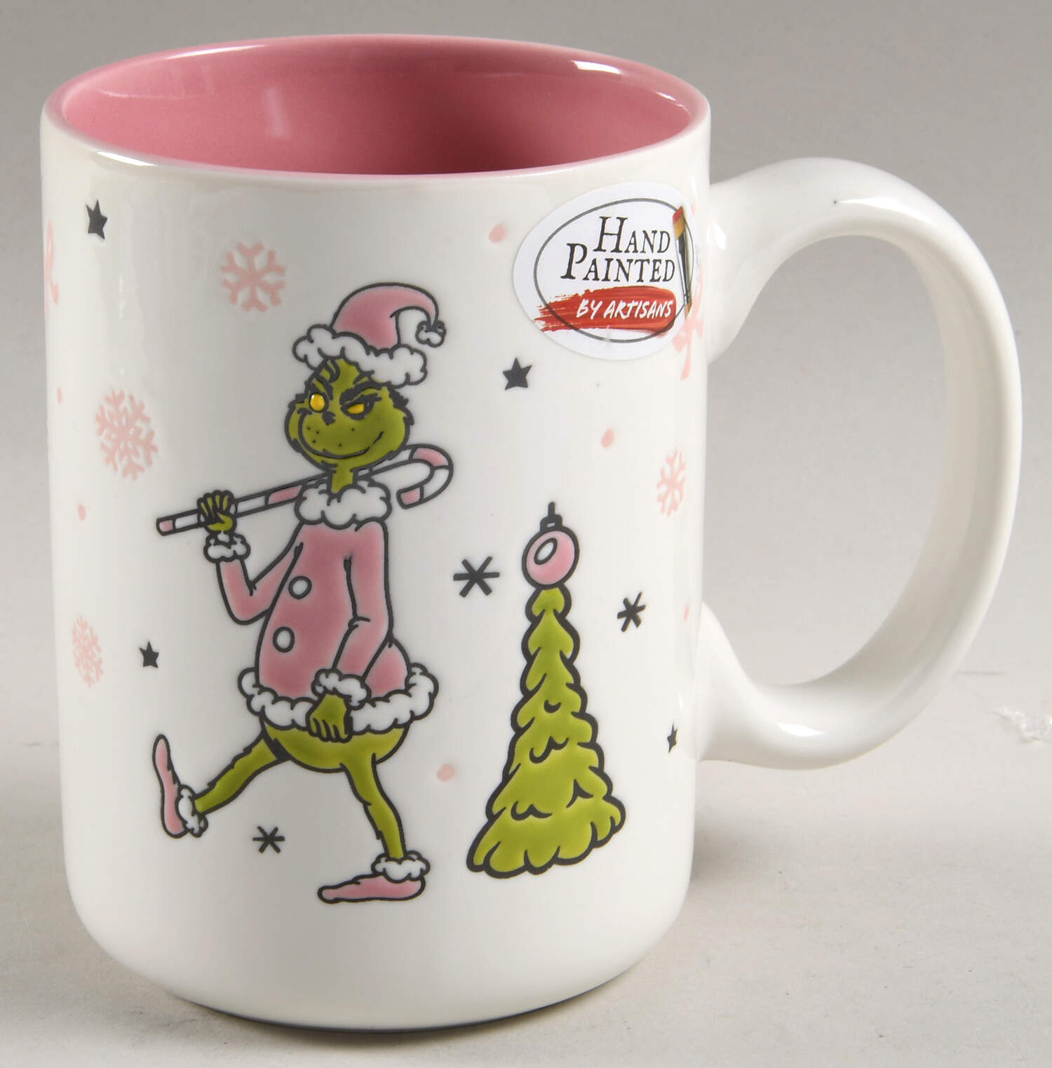 Grinch Pink Christmas Mug by Zrike-1