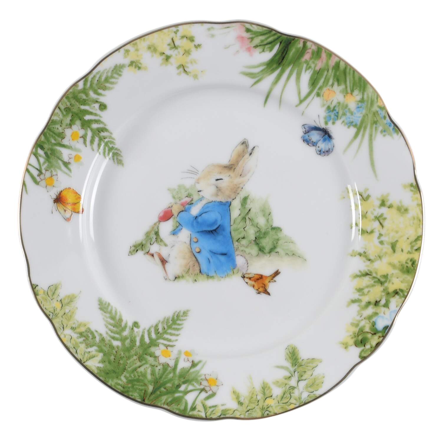 Peter Rabbit Garden Story Salad Plate by Zrike-1