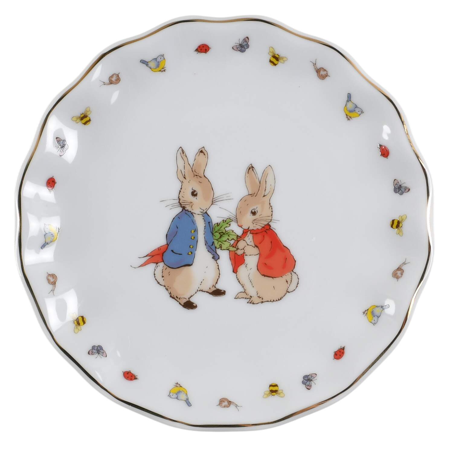 Peter Rabbit Garden Story Appetizer Plate by Zrike-1