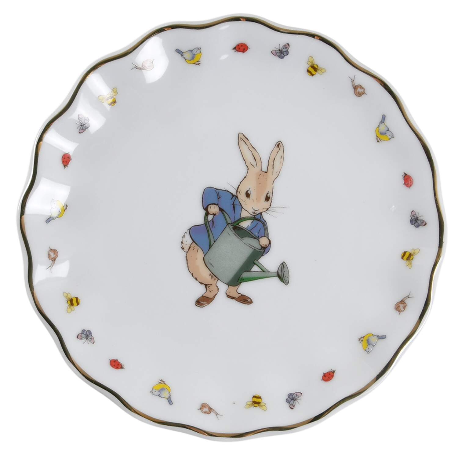 Peter Rabbit Garden Story Appetizer Plate by Zrike-1