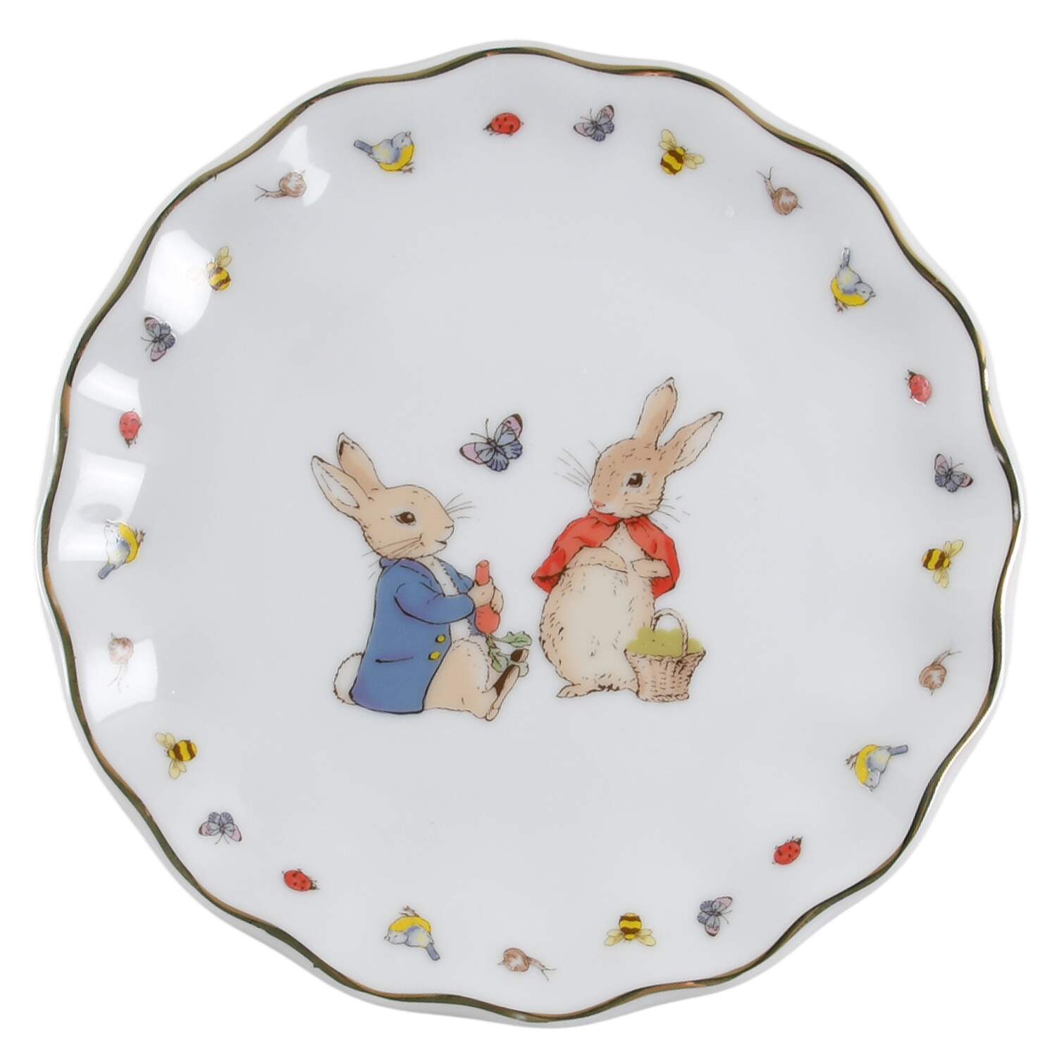Peter Rabbit Garden Story Appetizer Plate by Zrike-1