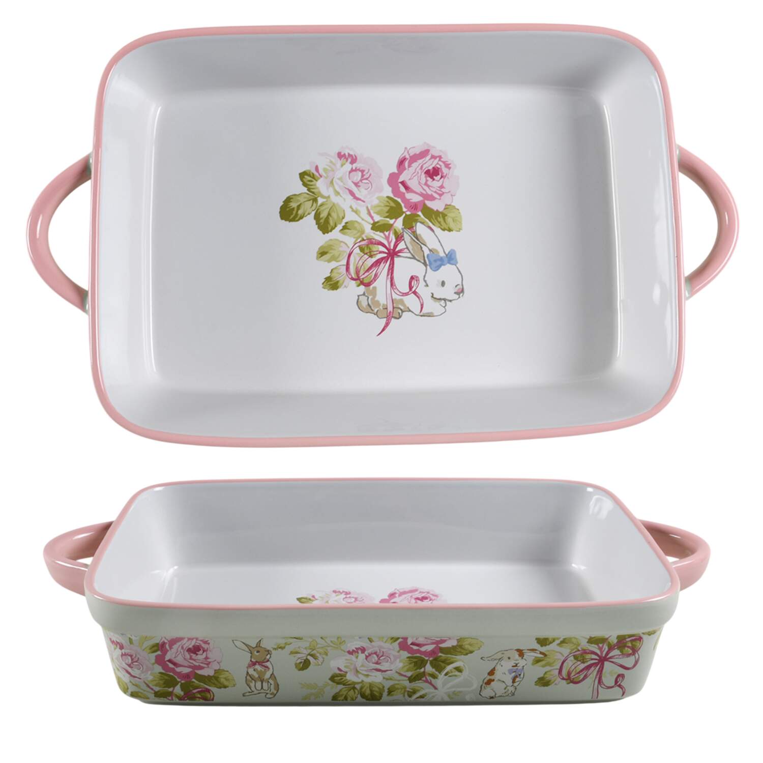 Melany Bunny 12" Rectangular Baker by Zrike-1