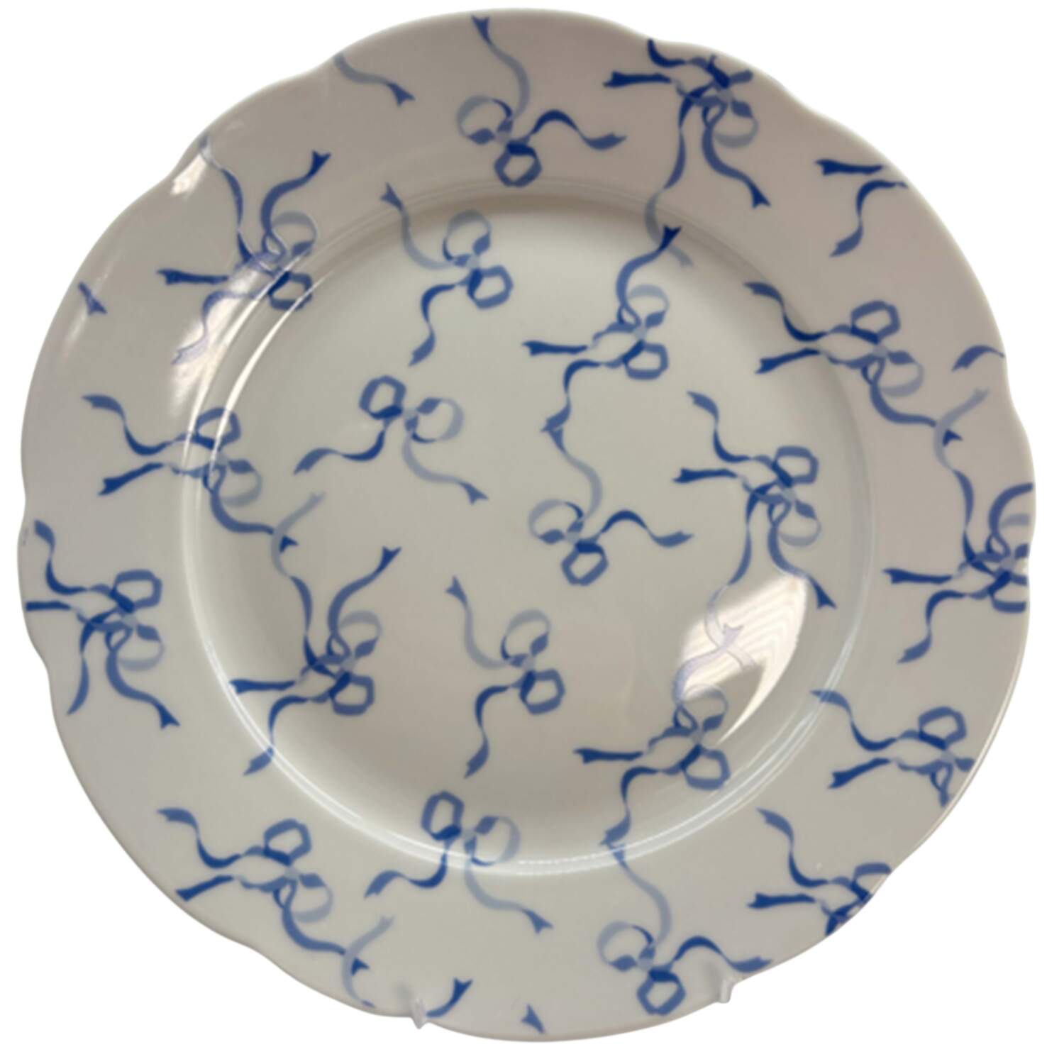 Trailing Bows Salad Plate by Zrike-1