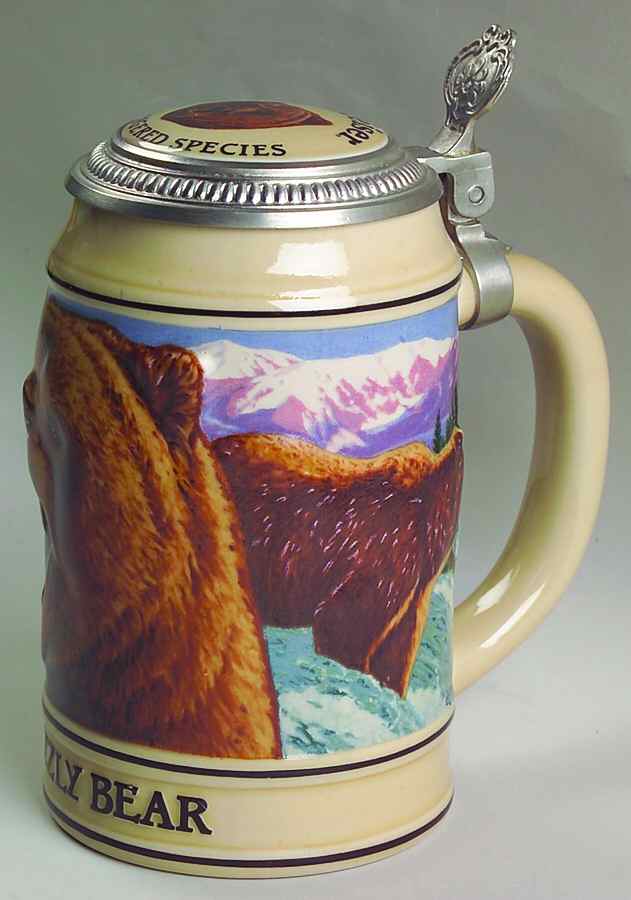 Endangered Species Grizzly Bear-1993 - Boxed by Anheuser-Busch-1