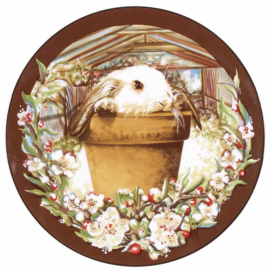 Bashful Bunnies Spring's Surprise - With Box by Anna Perenna-1
