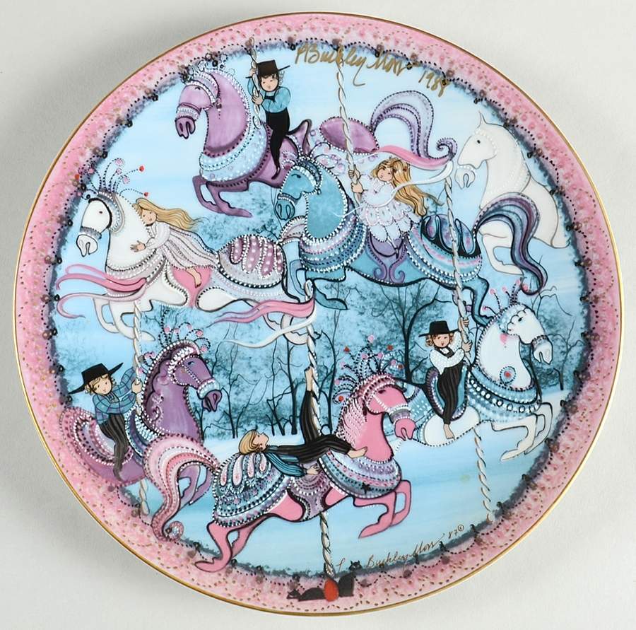 Carrousel Triptych The Carrousel  - Boxed by Anna Perenna-1