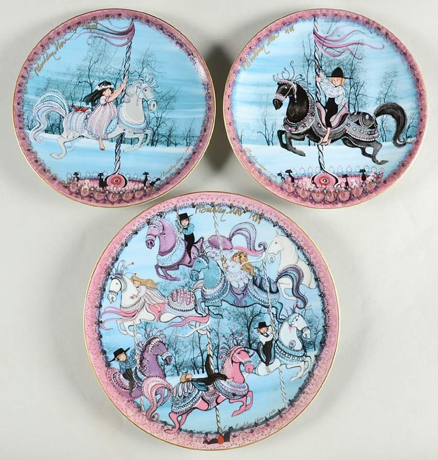 Carrousel Triptych Carrousel  Triptych-Boxed Set Of 3 - Boxed by Anna Perenna-1