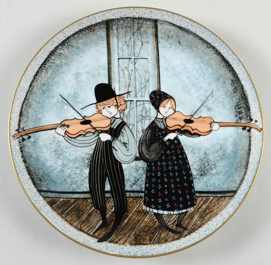 American Silhouettes I - The Children Fiddlers Two - No Box by Anna Perenna-1