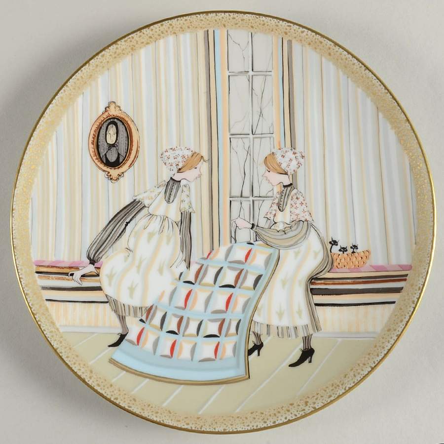 American Silhouettes II - The Family Homemakers A-Quilting - Boxed by Anna Perenna-1