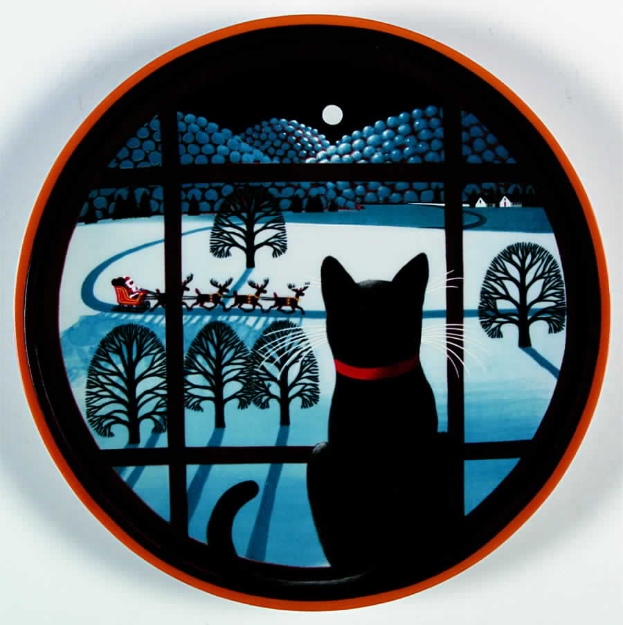 Uncle Tads Holiday Cats Jingle Bells - With Box by Anna Perenna-1