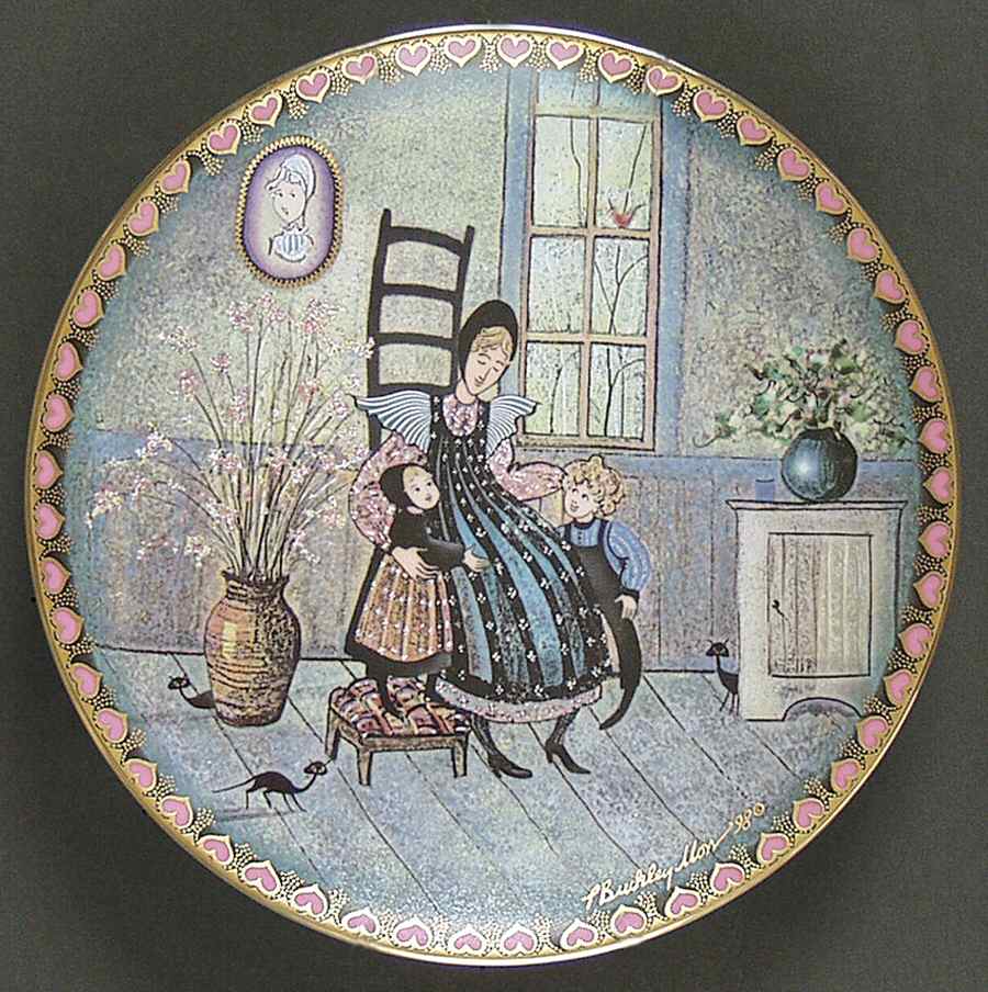 Mother's Day Plates A Precious Moment - No Box by Anna Perenna-1