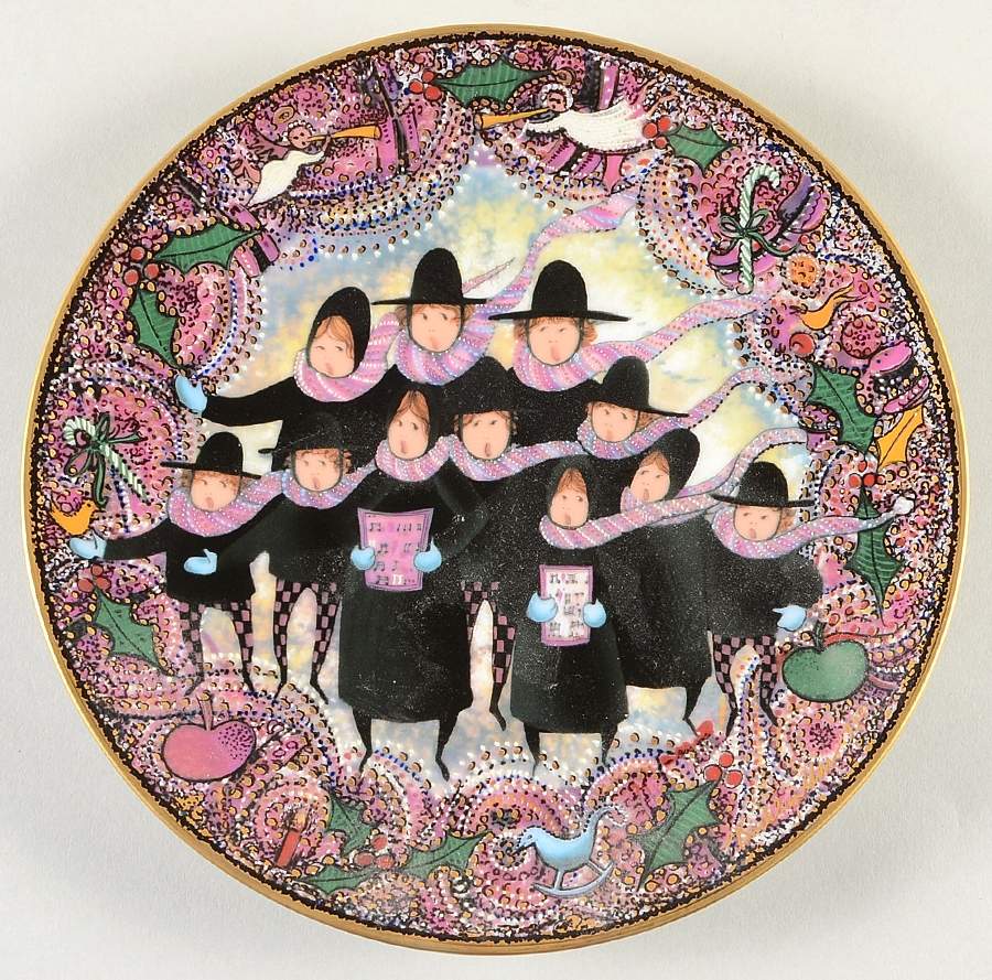Christmas Plate Joy To The World - Boxed by Anna Perenna-1