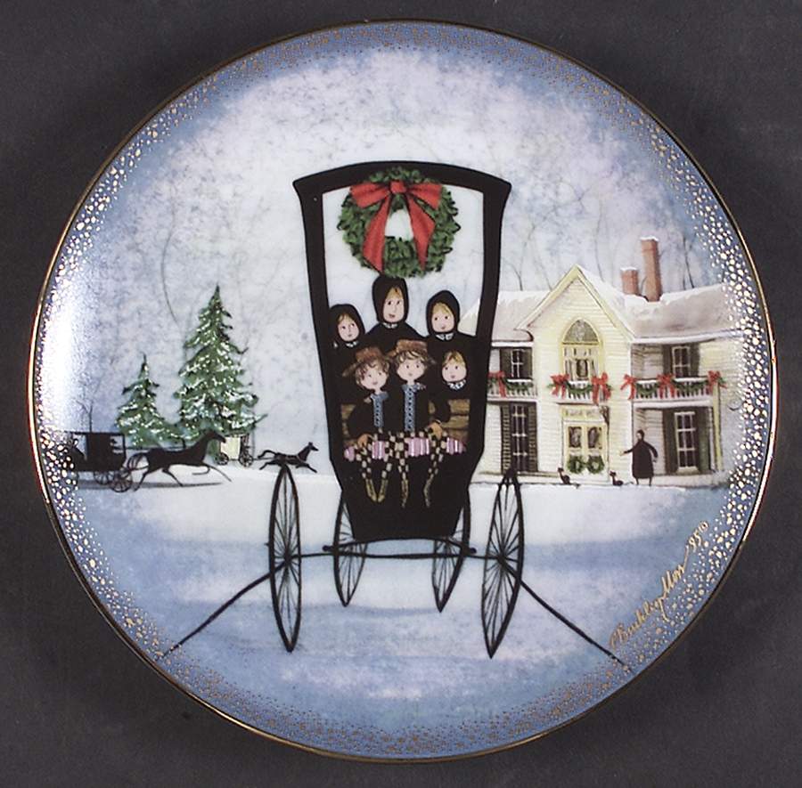 Christmas Plate Christmas At Home - Boxed by Anna Perenna-1