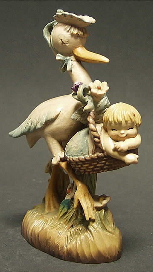 Ferrandiz Wood Figurines 6" Sweet Arrival - Boxed by Anri-1