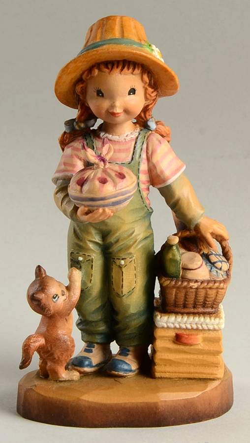 Ferrandiz Wood Figurines 6" Bon Appetit - Boxed by Anri-1