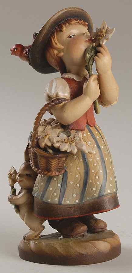 Ferrandiz Wood Figurines 6" Golden Blossom - With Box Bx359 by Anri-1