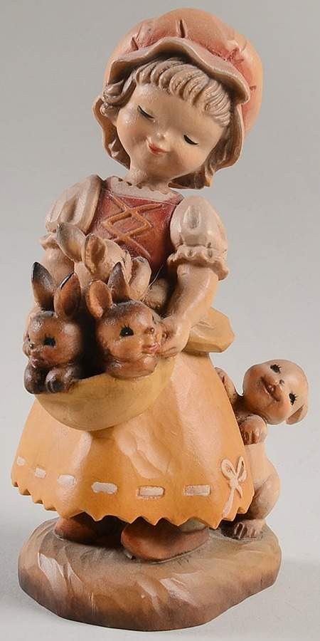 Ferrandiz Wood Figurines 6" Bundle Of Joy - With Box Bx390 by Anri-1